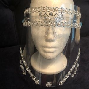 Blinged face shield